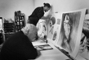 Martin Říha, Petr Korbelář, litografická dílna, Oldřich Kulhánek